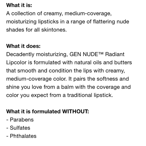 Bare Minerals Gen Nude Radiant Lipstick “Honeybun” - Picture 7 of 7